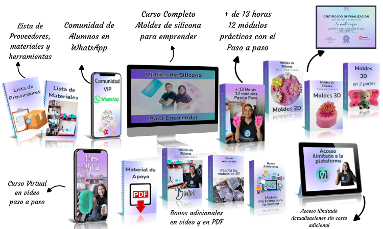 Programa Completo Moldes de Silicona